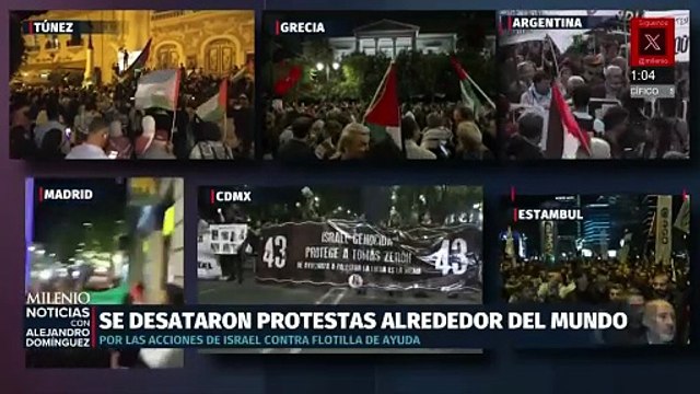 Protestas mundiales por acciones de Israel contra flotilla humanitaria hacia Gaza