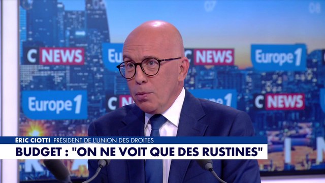 Eric Ciotti : «Aujourd'hui, il faut renverser la table, la France est en train de sombrer»