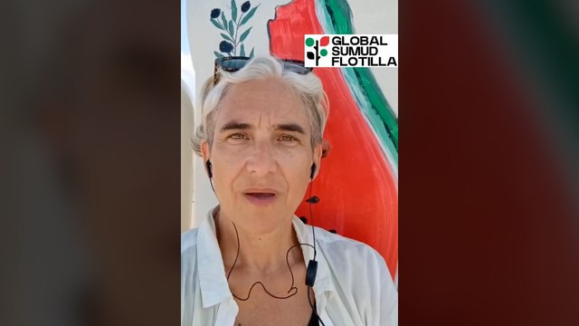 Ada Colau: Si estás viendo este es vídeo es porque Israel nos ha detenido ilegalmente