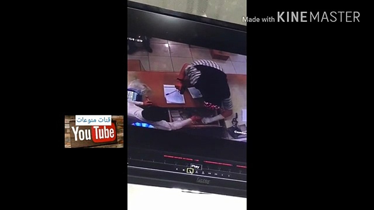 بالفيديو عملية سطو مسلح علي سوبر ماركت بالرياض
