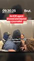 An ICE agent injured a journalist at an NYC courthouse.