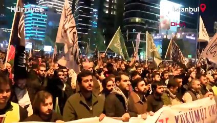 İsrail'e tepkiler çığ gibi, binlerce insan meydanlara indi