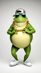 Frog dance AI funny