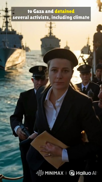 ⚡ Shocking! Greta Thunberg Detained by Israeli Navy