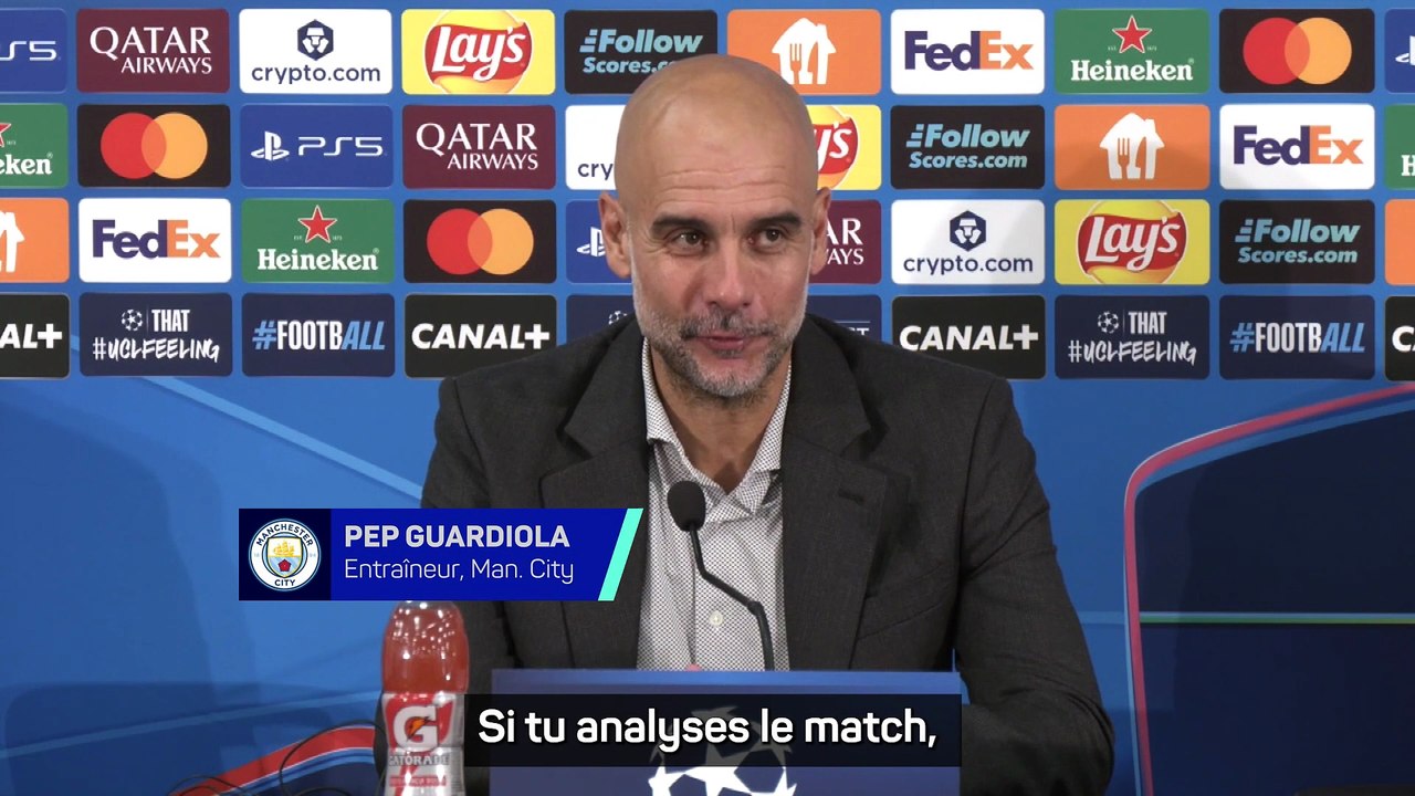 Guardiola : "On ne s’attendait pas à ce que Monaco joue de cette manière"