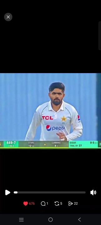 Babar Azam 🎯🎯♥️♥️👍# Wickets # Cool 😎#
