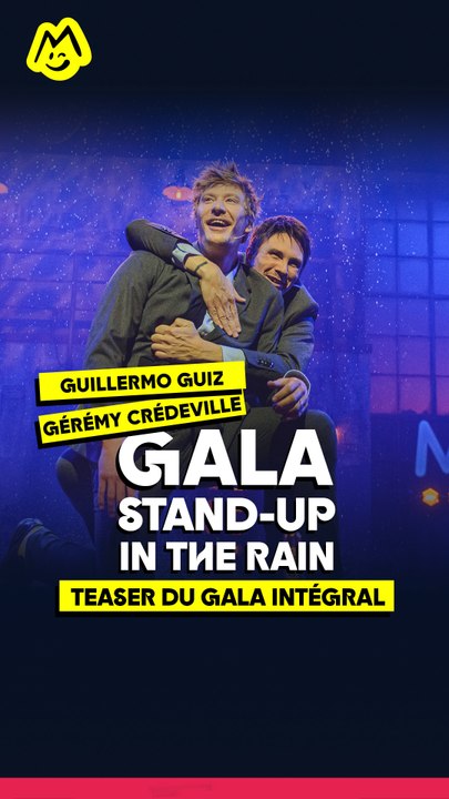 Le Gala intégral "Stand up in the rain" présenté par Guillermo Guiz et Gérémy Crédeville, c'est lundi 13 octobre à 18h sur Youtube 🤝