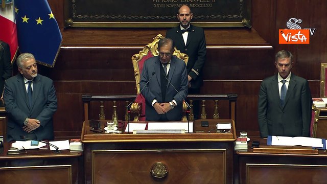 La Russa commemora militari scomparsi in incidente aereo al Circeo, minuto silenzio in Aula Senato