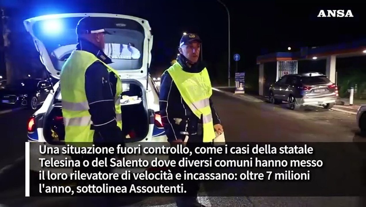 Al via la piattaforma per il censimento degli autovelox