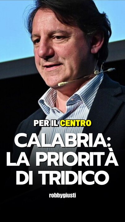 Robby Giusti - TRIDICO: “SE ELETTO, LA CALABRIA RICONOSCERÀ LA PALESTINA” (01.10.25)