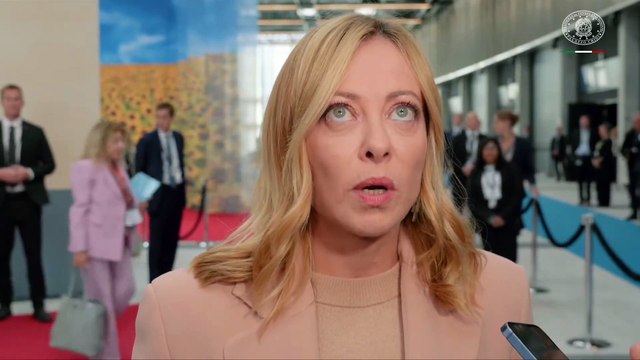 Copenaghen - VII Vertice della Comunità Politica Europea, il Presidente Meloni (02.10.25)