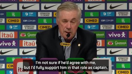 Ancelotti endorses Casemiro as Brazil captain