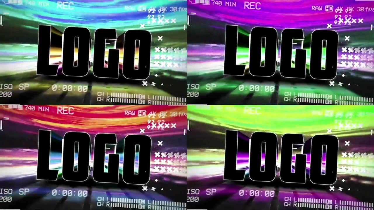 Glitch Landscape Logo - After Effects Templates - WorldASR.com