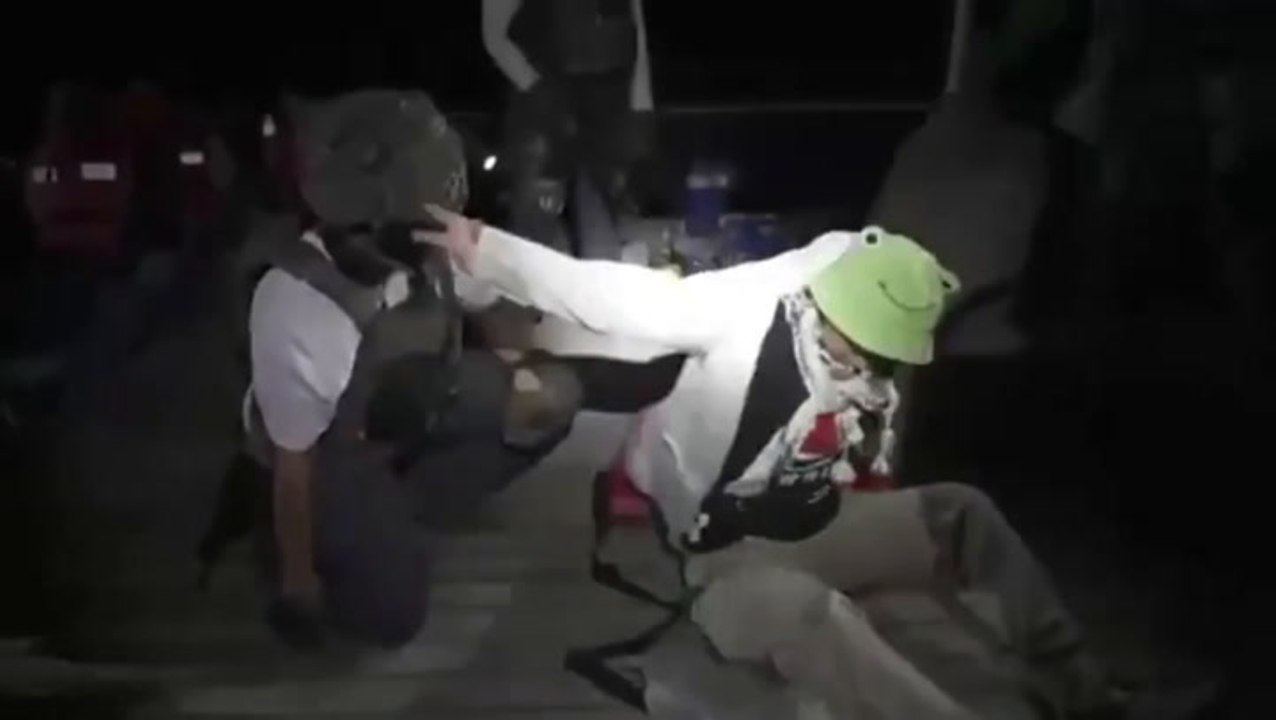 Video: Greta Thunberg detained by Israeli forces after Gaza aid vessel intercepted