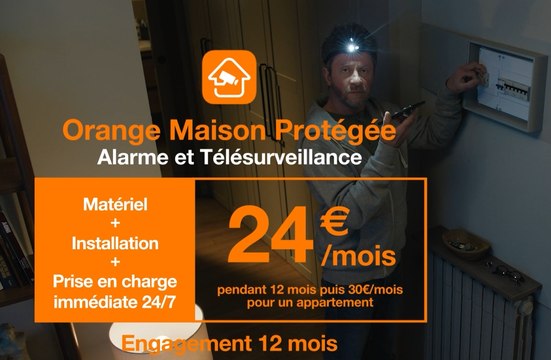 Orange Maison Protégée - Batterie et carte SIM de secours