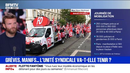 Grève du 2 octobre: "Je pense que ça va être une mobilisation réussie", assure Aurélien Boudon (Solidaires)