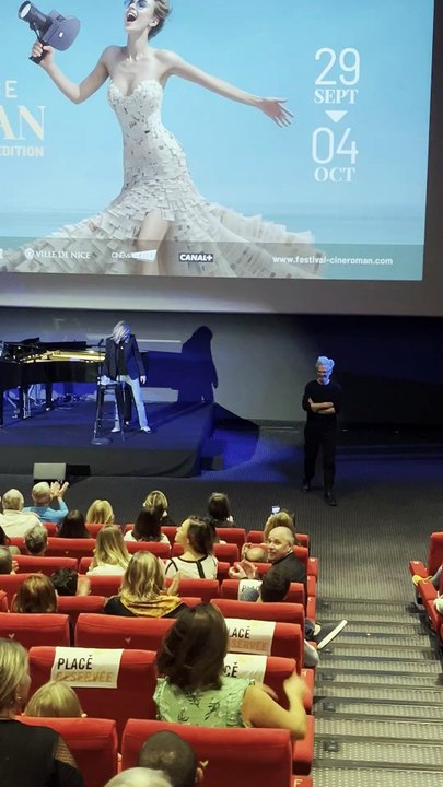 Isabelle Carré présente son film "Les Rêveurs" au Festival Cinéroman à Nice le 1er octobre 2025