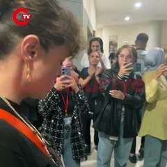 Yasemin Minguzzi duruşma salonunu terk etmek zorunda kaldı