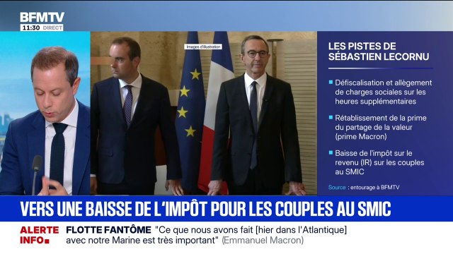 Défiscalisation des heures supplémentaires, prime Macron , baisse de l'impôt sur le revenu pour les couples au Smic...les pistes de Sébastien Lecornu pour le budget 2026