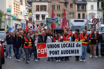 Manifestation du 2 octobre à Pont-Audemer