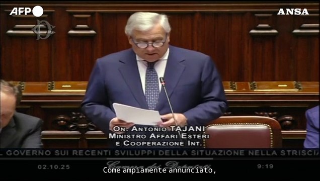 Flotilla, Tajani: Ventidue italiani fermati da Israele, stanno bene