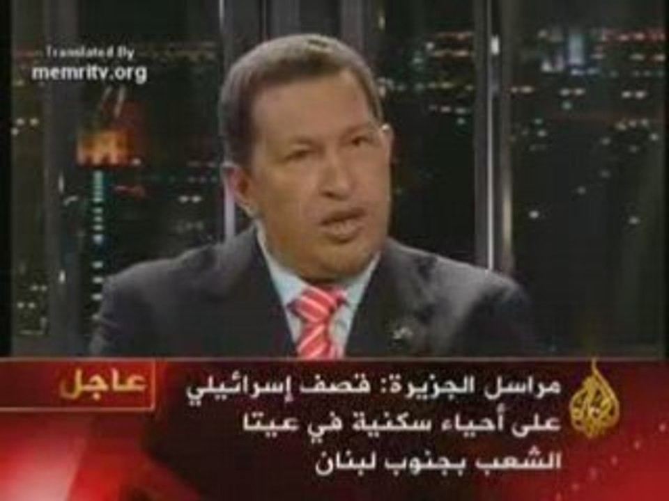 Chavez avec la palestine!