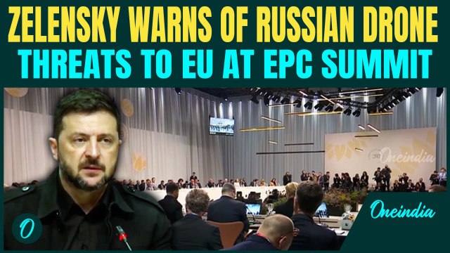 Urgent WARNING from Zelensky: Russian Drones can Hit any European Country at any time | EPC Summit