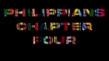 Philippians - Chapter Four