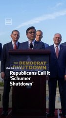 Republicans Call It ‘Schumer Shutdown’