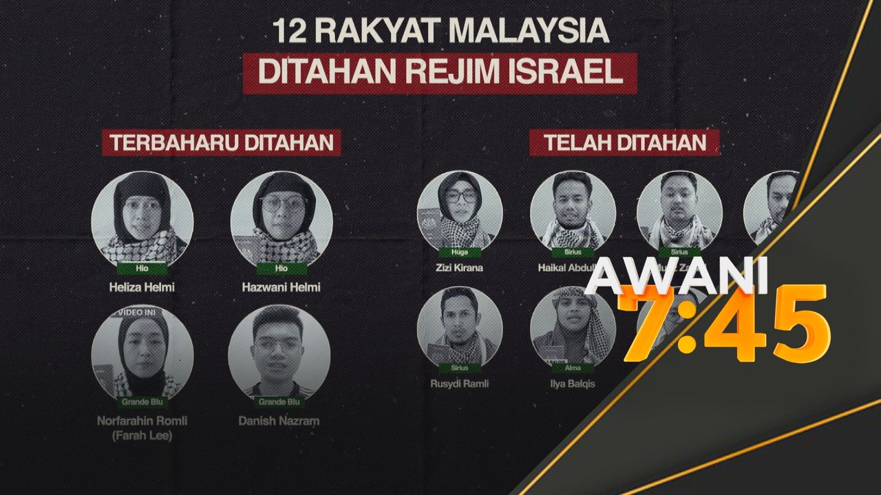 Tiga lagi rakyat Malaysia disahkan ditahan tentera Israel, jumlah 15 setakat ini - SNCC