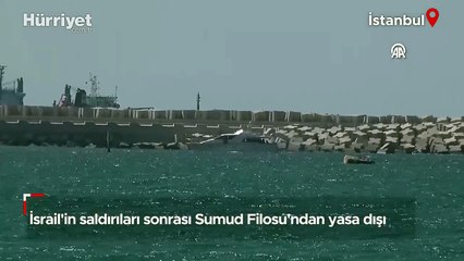 İsrail'in saldırıları sonrası Sumud Filosu'ndan yasa dışı alıkonulan tekneler Aşdod Limanı’na getiriliyor