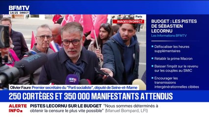 Pistes de Sébastien Lecornu: "C'est très en deçà de ce que nous attendons", assure Olivier Faure (PS)
