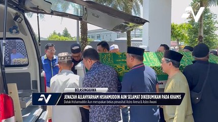 Allahyarham Hishamuddin Aun selamat dikebumikan pada khamis