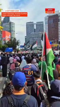 Global Sumud Flotilla: Ribuan Berhimpun di Kedutaan AS, Kecam Israel Pintas Flotilla ke Gaza