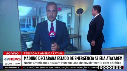 Maduro diz que vai declarar estado de emergência se EUA atacarem