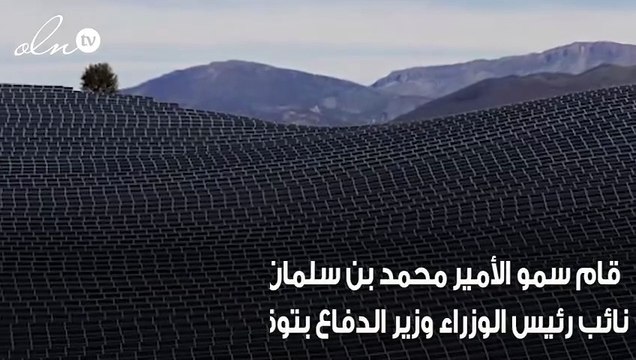 ولي العهد السعودي يوقع اتفاقية اضخم مشروع طاقة شمسية بالعالم