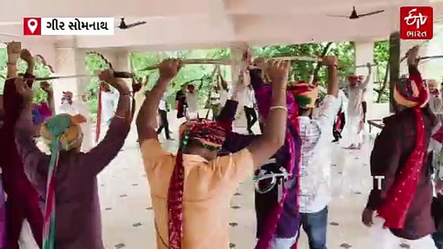ગીર સોમનાથ: ગરાસિયા રાજપૂત સમાજ દ્વારા વિજયા દશમી નિમિત્તે શસ્ત્ર પૂજન અને વિજયોત્સવની ઉજવણી