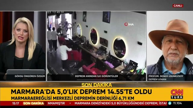 SON DAKİKA | 5.0'lık deprem sonrası Prof. Dr. Şener Üşümezsoy, CNN TÜRK'e konuştu: Benzer depremler olabilir