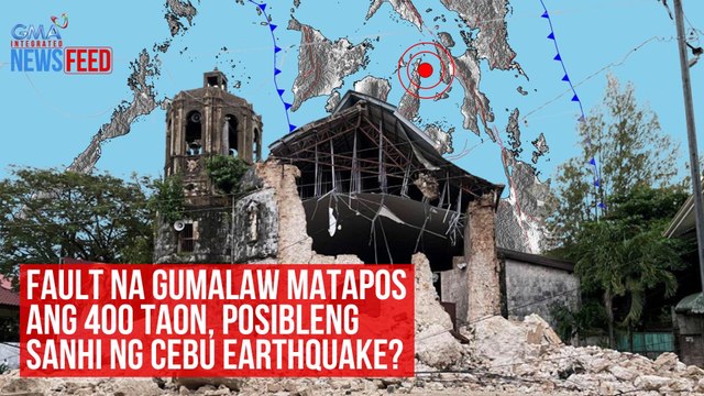 Fault na gumalaw matapos ang 400 taon, posibleng sanhi ng Cebu earthquake? | GMA Integrated Newsfeed