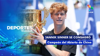 Jannik Sinner se consagró campeón del Abierto de China