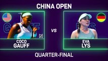 Gauff beats Lys to reach Beijing semis