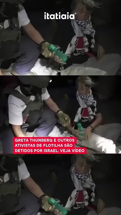 Greta Thunberg e outros ativistas de flotilha são detidos por Israel; veja vídeo