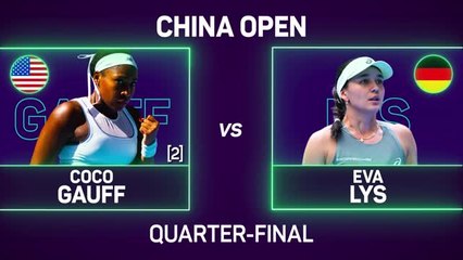 Gauff beats Lys to reach Beijing semis
