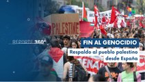 Protestas en España en respaldo al pueblo de Palestina