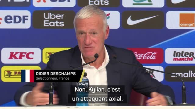 Bleus - Deschamps : “Mbappé a des jambes de feu, ça se voit, il est en confiance”