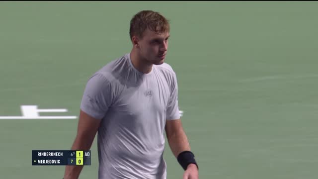 Shanghai - Rinderknech profite de l'abandon de Medjedovic