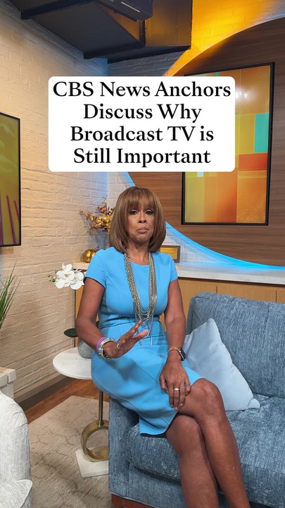 Gayle King and Nate Burleson of CBS News Discuss Why Broadcast TV is Still Important