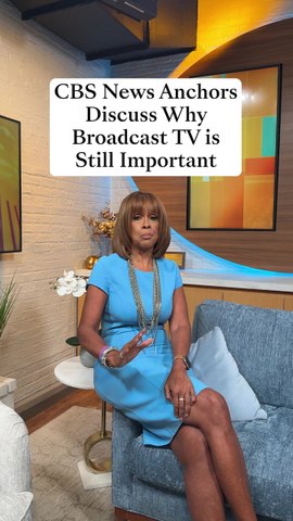 Gayle King and Nate Burleson of CBS News Discuss Why Broadcast TV is Still Important