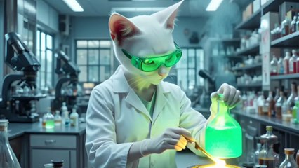 Curious Kitten Shaves All Of His Fur😱🤯 | Funny Cat Animation Story🐾