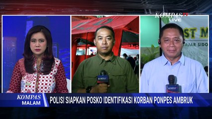 Update! Begini Kondisi Pencarian Korban Ponpes Ambruk di Malam Hari | KOMPAS MALAM